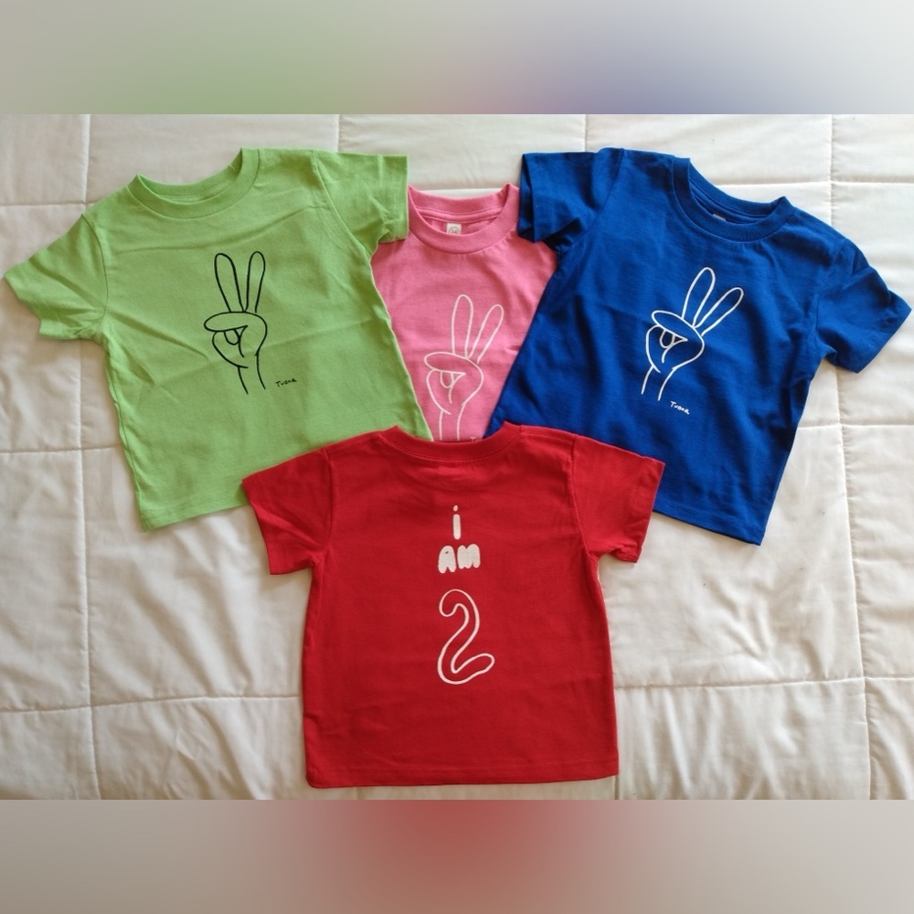Kids Birthday Tee Age 2